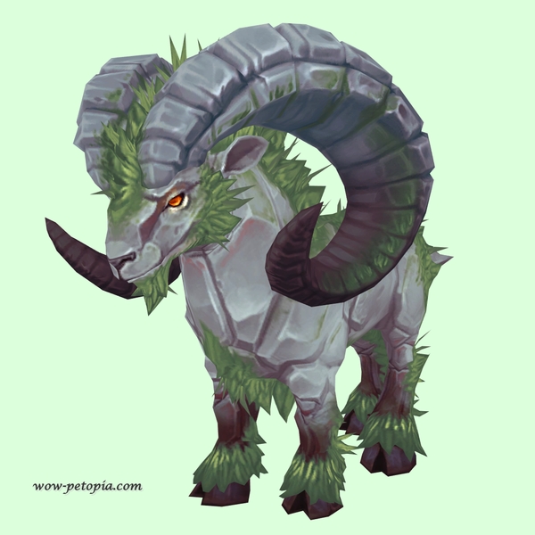 Grassy Light Grey Ramolith - Smaller Horns