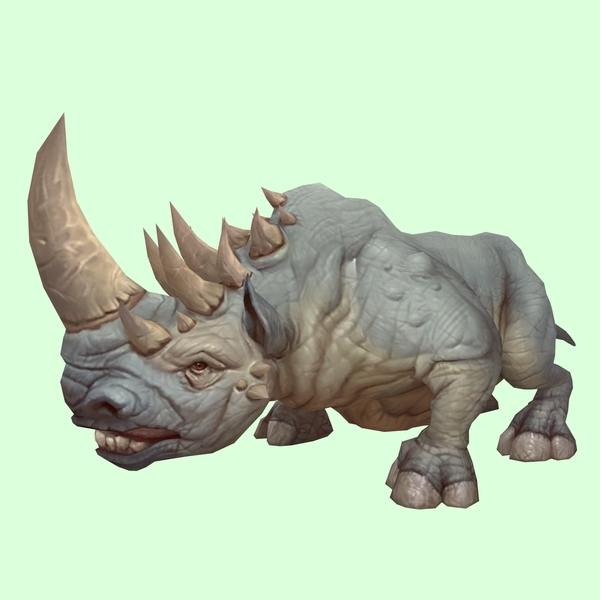 Light Grey Rhino - Pet Look  Petopia - Hunter Pets in the World of Warcraft